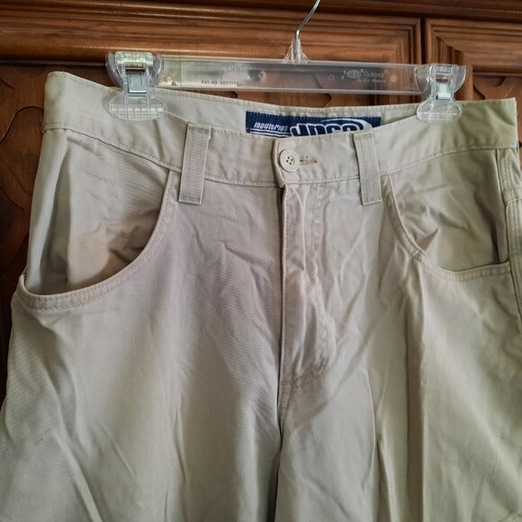 VTG Y2K JNCO Khaki Cargo Pants Wide Leg -  Men's 31x30 - Picture 3 of 16